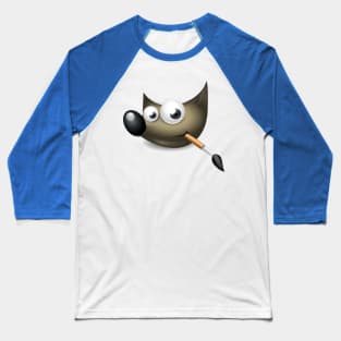 Linux GIMP Baseball T-Shirt